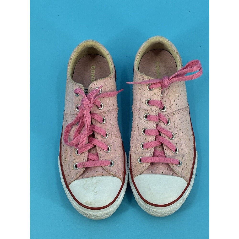 Converse CTAS Madison OX Girls 5 Cherry Blossom Pink Star Sneakers 660711F